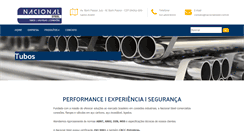 Desktop Screenshot of nacionalsteel.com.br